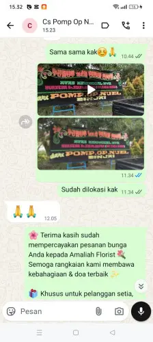 Testimonial Papan Bunga cibuah